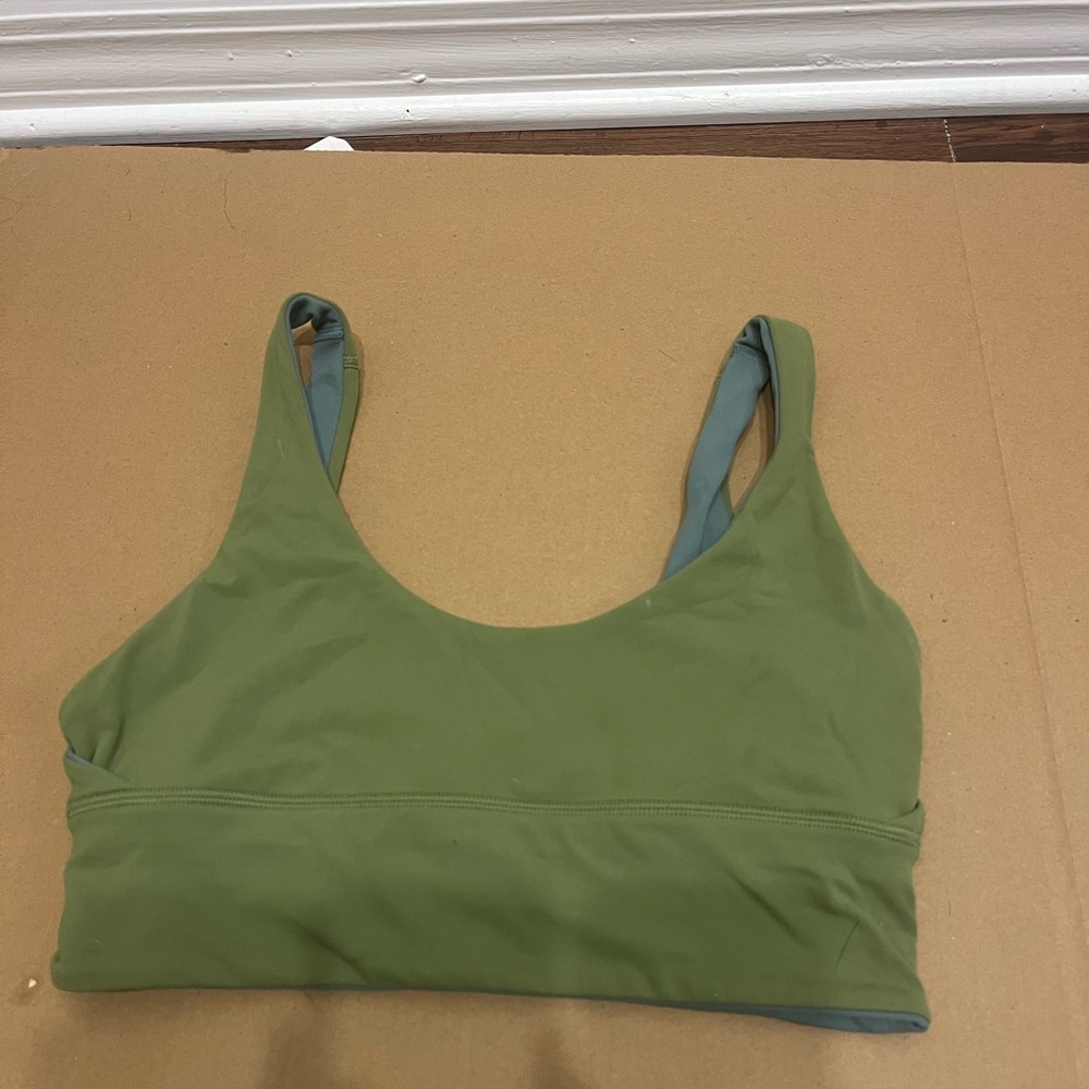 Lululemon Olive Green Sports Bra